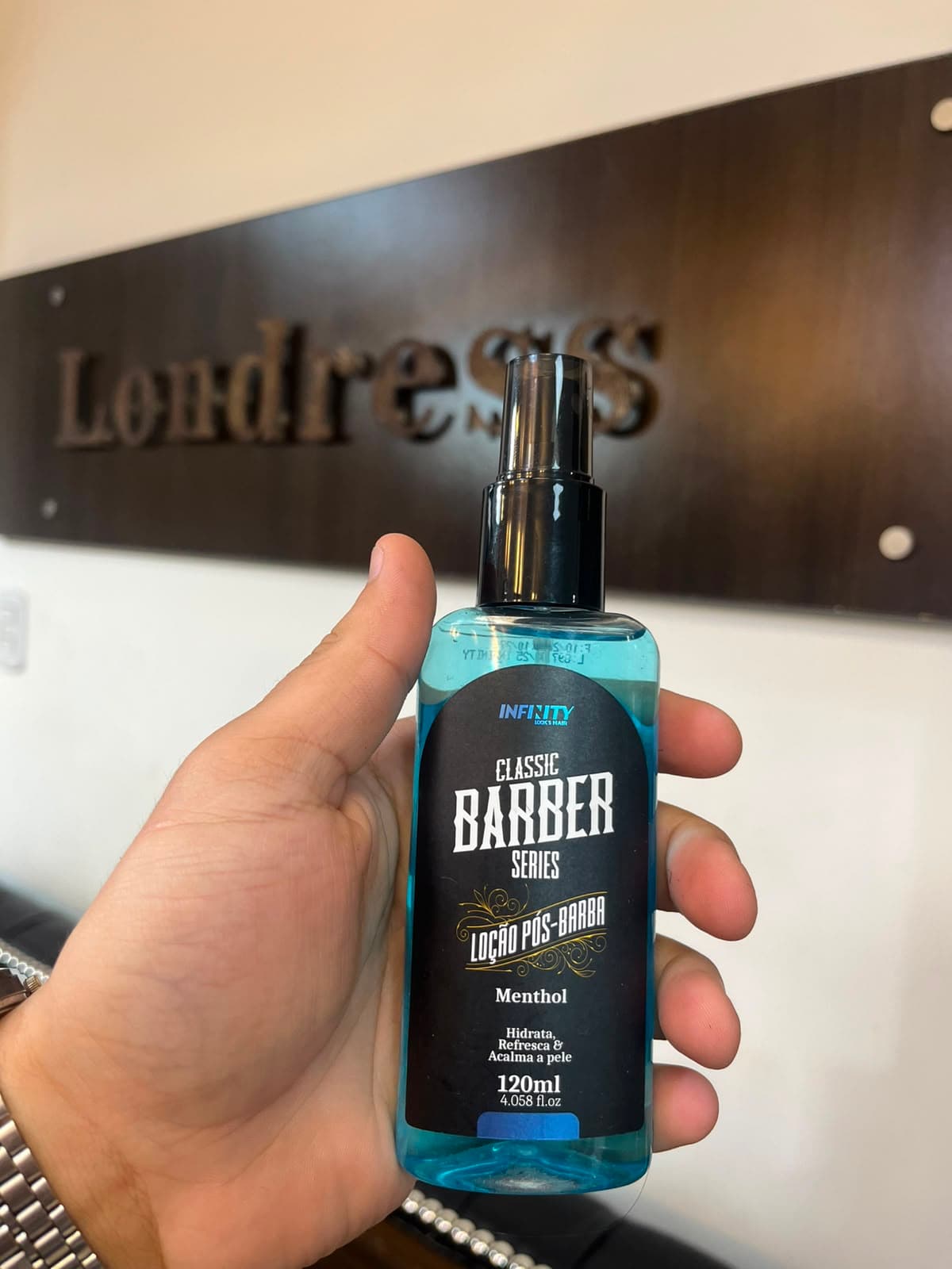 Loción After Shave Clásica Infinity Look's Hair Menthol 120ml