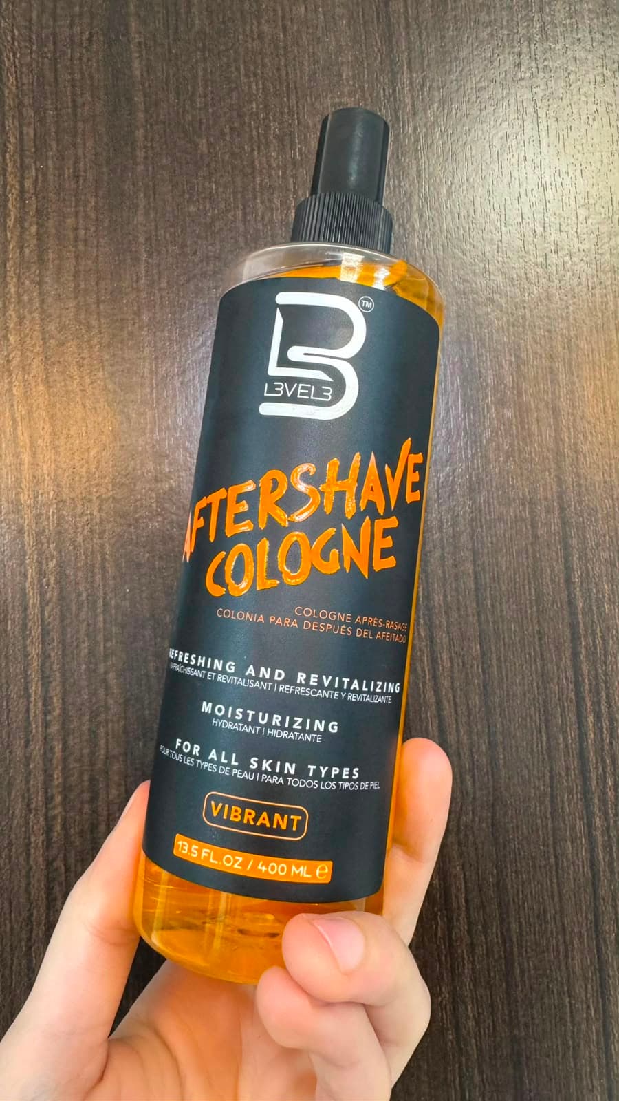 Colonia Post-Afeitado L3VEL3 Aftershave Cologne Vibrant 400ml
