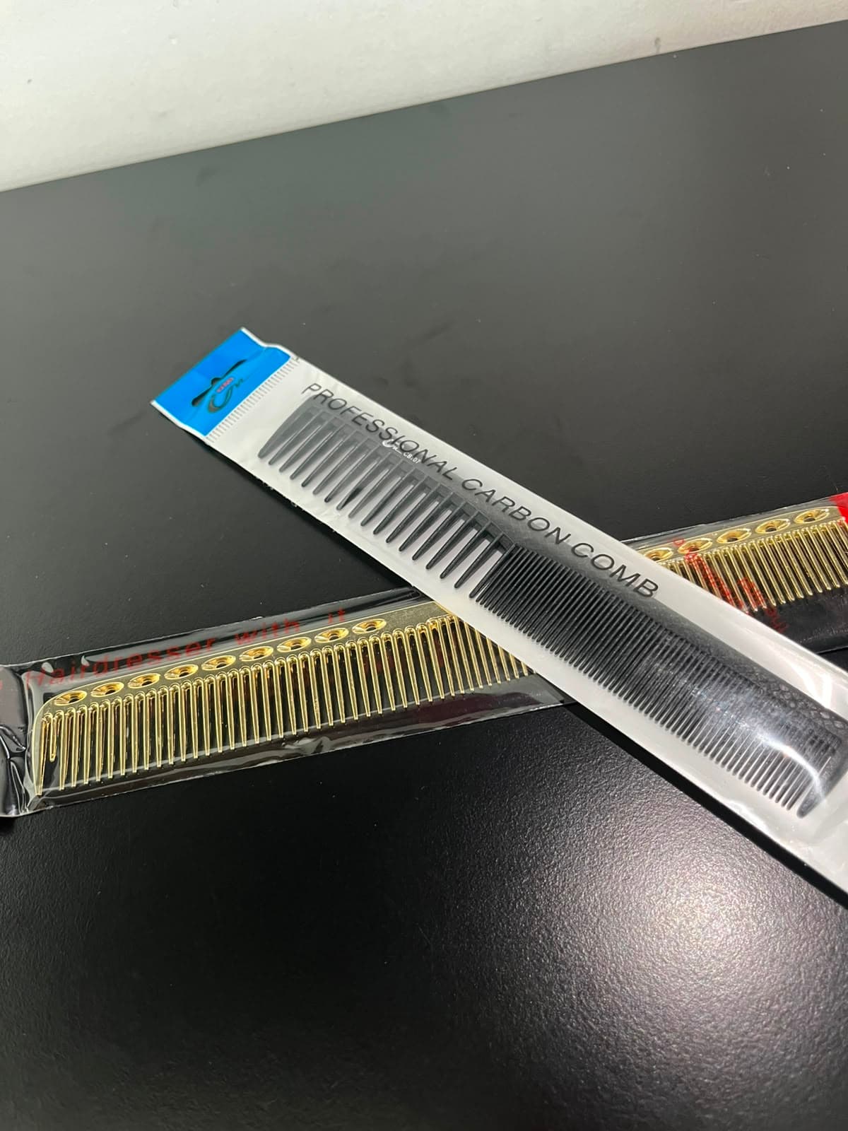 Peine de Corte Profesional 18cm con Regla Milimétrica Graduada