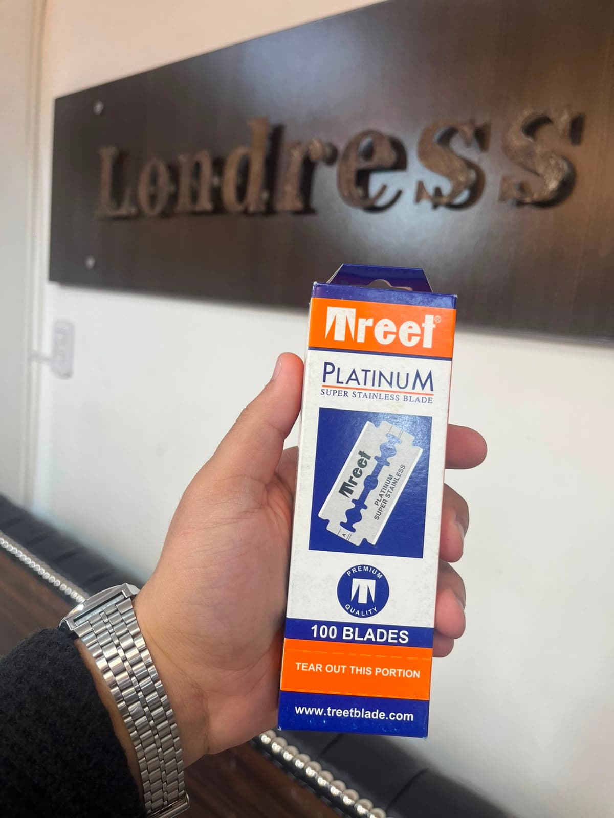 Hojas de Afeitar Treet Platinum Super Stainless (Caja x 100 Filos) - vista 2
