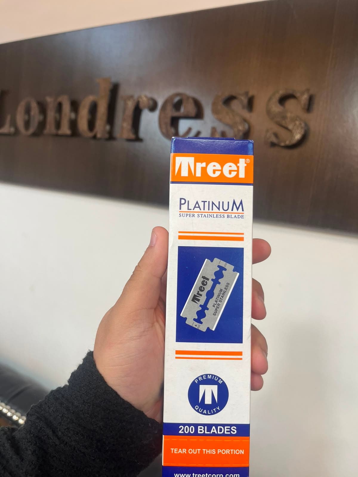 Hojas de Afeitar Treet Platinum Super Stainless (Pack x 200)