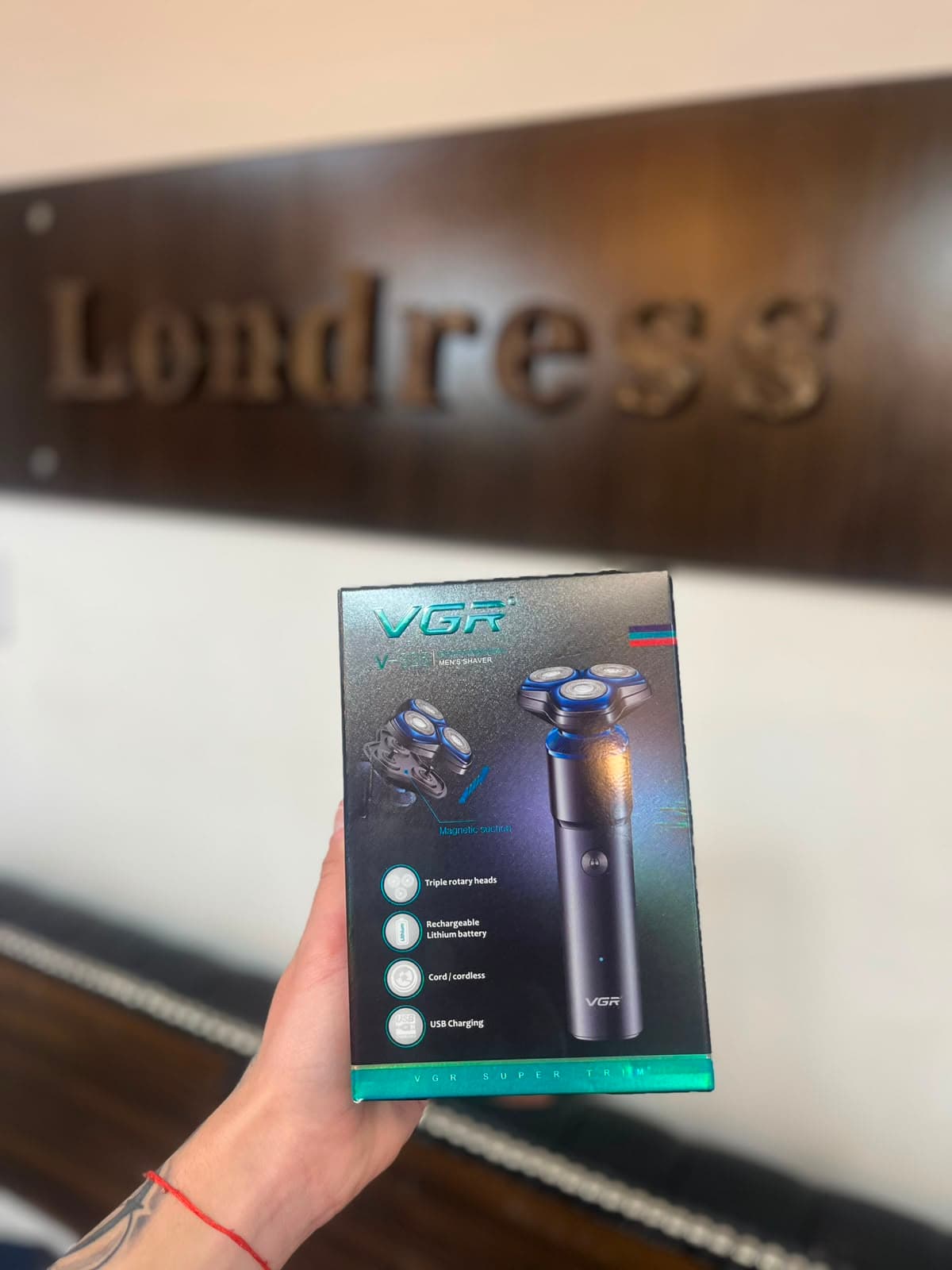 Afeitadora Rotativa VGR V-325 Men's Shaver Triple Cabezal 3D
