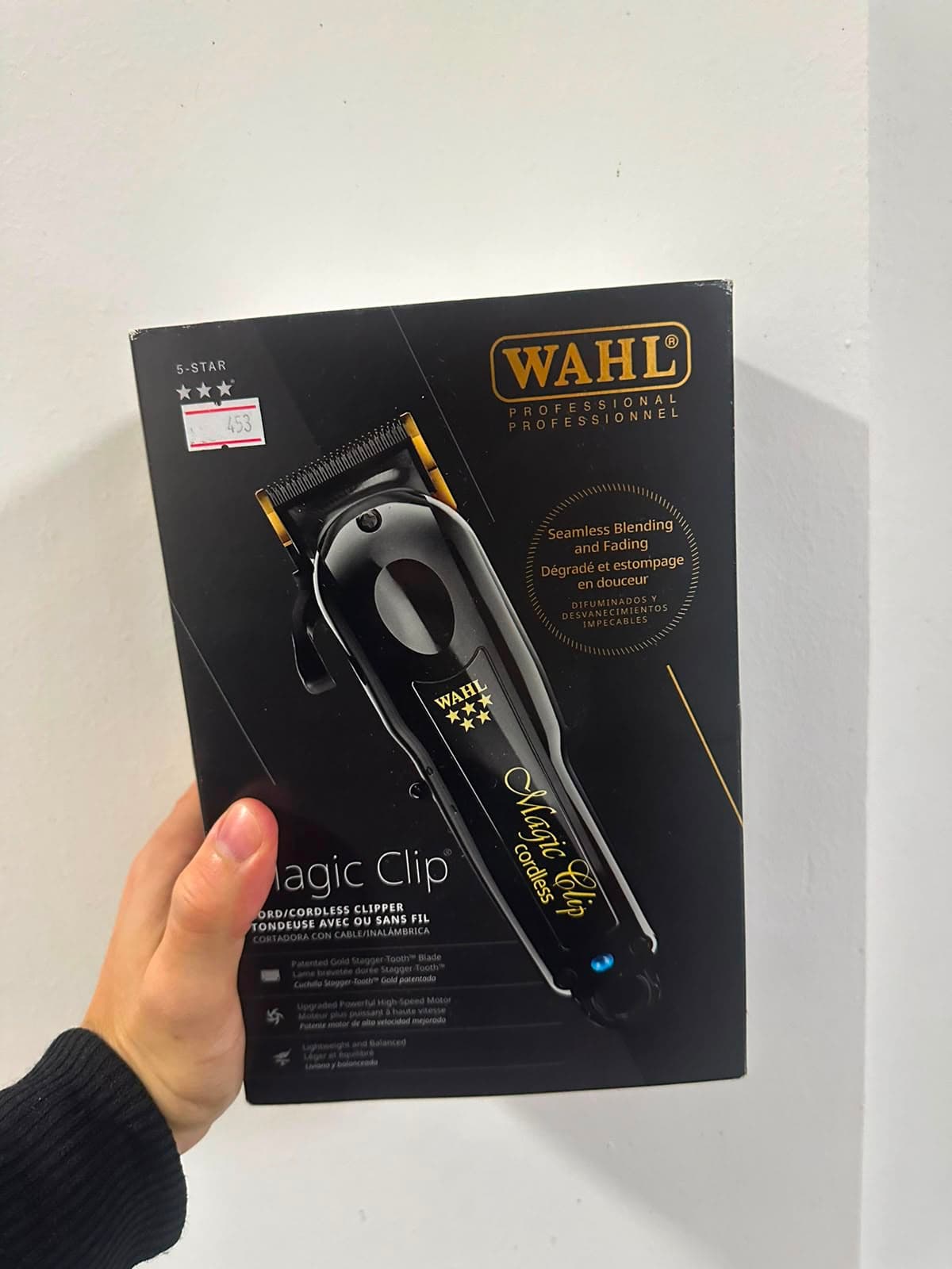 Máquina Wahl 5-Star Cordless Magic Clip Black & Gold Edition